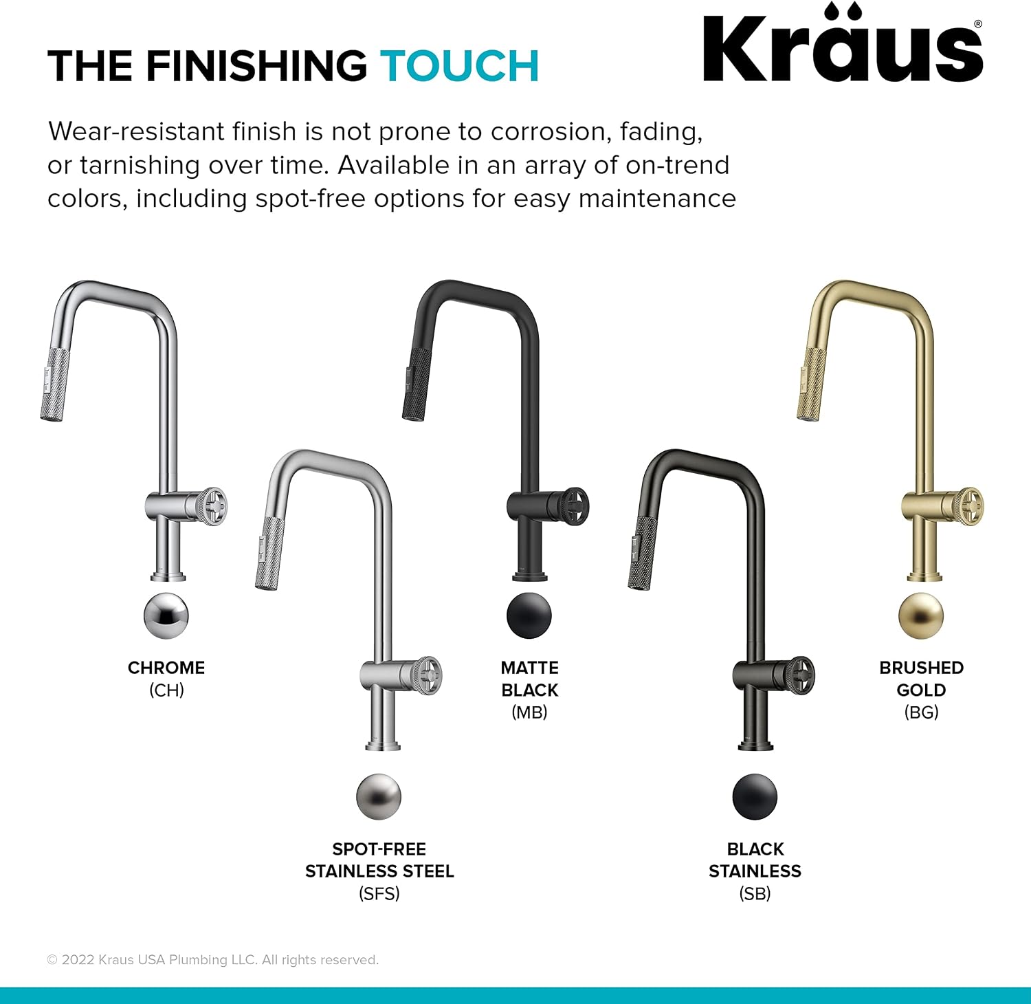 KRAUS Urbix Industrial Pull-Down Single Handle Kitchen Faucet in Black Stainless Steel, KPF-3126SB