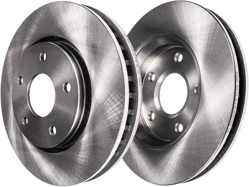 Detroit Axle - Brake Kit for 2013-2016 Ford Fusion Lincoln MKZ, Disc Brake Rotors Ceramic Brakes Pads 2014 2015 Replacement: 11.81' inch Front and 11.89' inch Rear Rotors