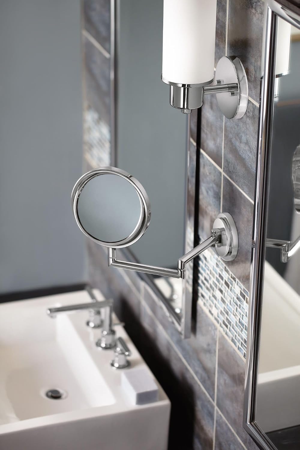 Moen TS43002 Arris Two-Handle Modern 8 in. Widespread Bathroom Faucet Trim Kit, Valve Required, Chrome
