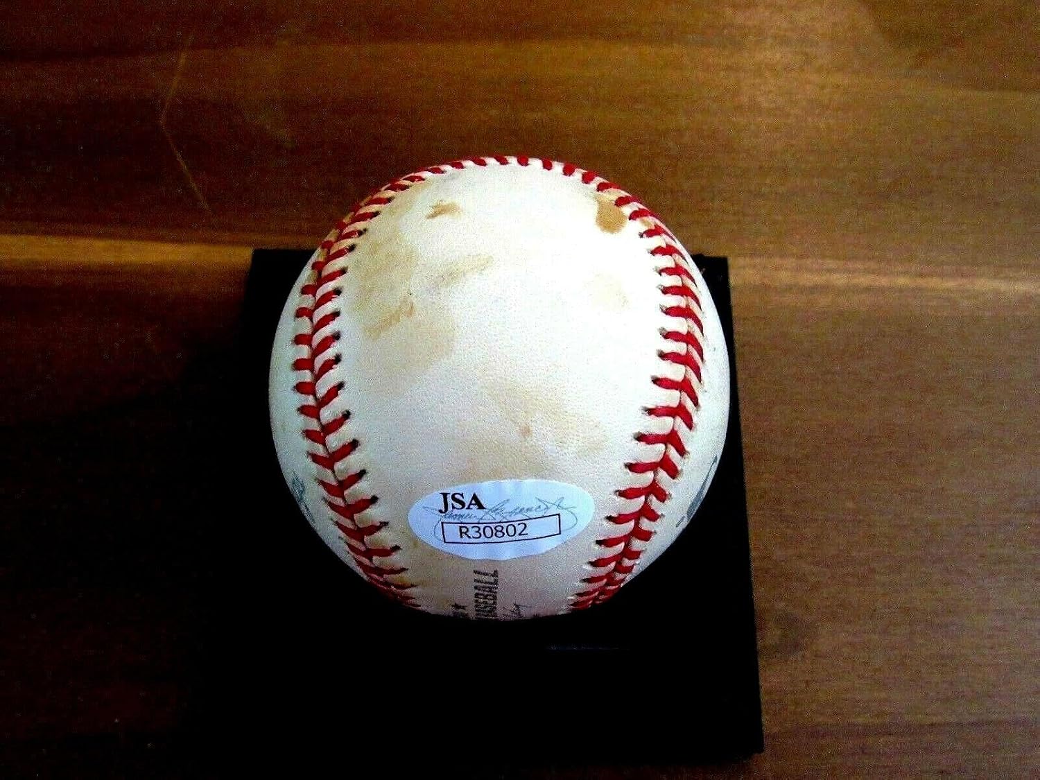 Joe Morgan s Phillies Hof Signed Auto 'rare' 2000 Centennial Gu Baseball Jsa - MLB Game Used Baseballs