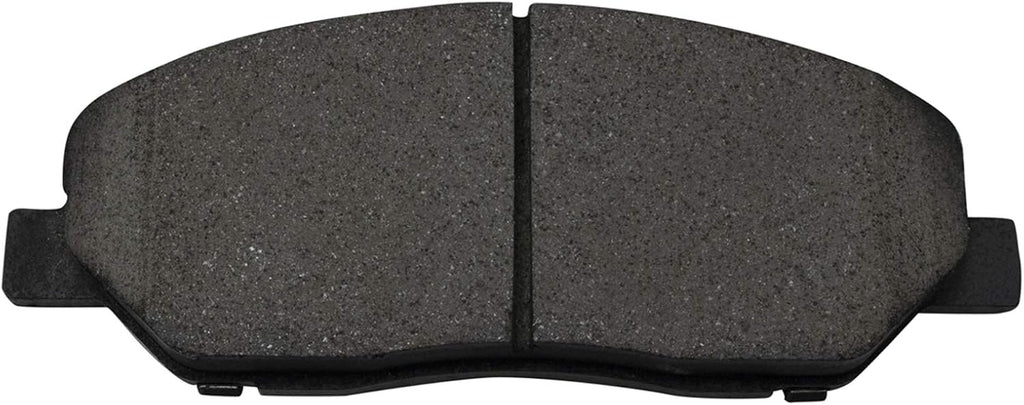 TRQ Performance Front Ceramic Brake Pad and Rotor Set Coated Drilled Slotted Compatible with 2007-2009 Hyundai Santa Fe 2013-2016 Hyundai Santa Fe