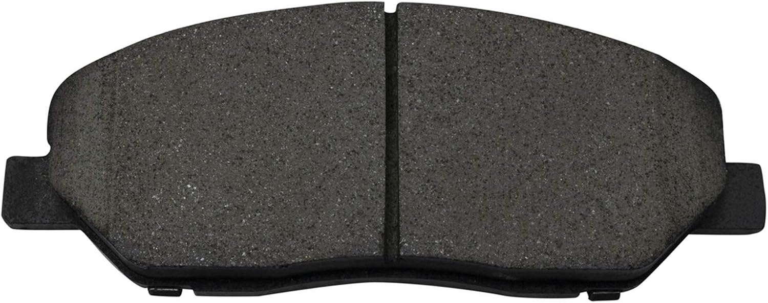 TRQ Performance Front Ceramic Brake Pad and Rotor Set Coated Drilled Slotted Compatible with 2007-2009 Hyundai Santa Fe 2013-2016 Hyundai Santa Fe