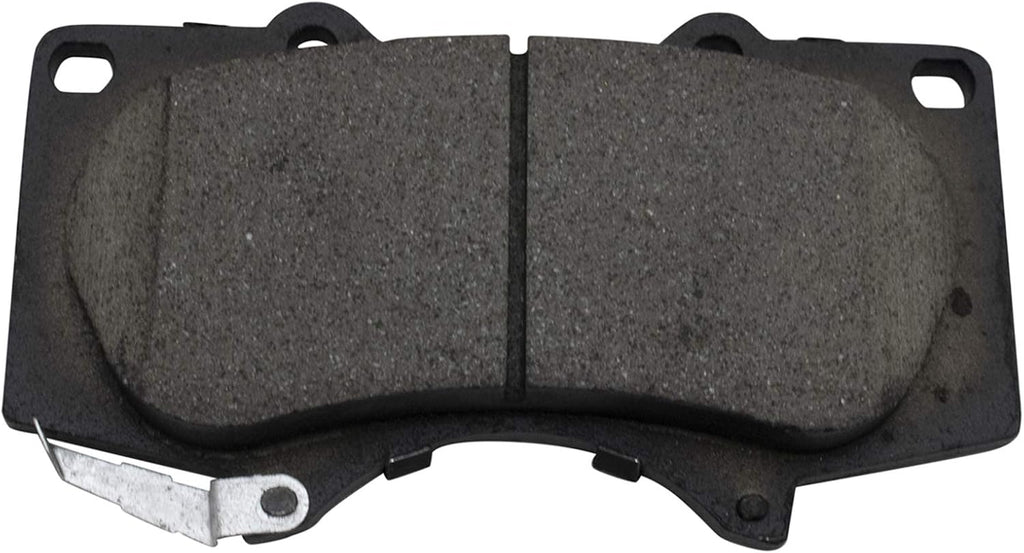 TRQ Performance Front Ceramic Brake Pad and Rotor Set 12.56 in 6-Lug for 2000-2003 Toyota Tundra with 5.3 Inch Front Pad Length 2004-2006 03 Sequoia with 04-07