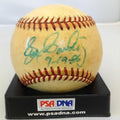 Rare Joe Cowley No Hitter Game Used Signed Inscribed Baseball Sep 19, 1985 PSA - MLB Game Used Baseballs