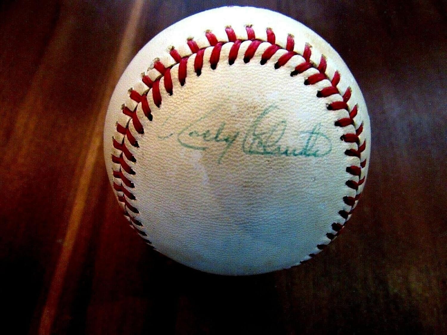 Rocky Colavito Indians Yankees Signed Auto Vintage Gu'ed Macphail Baseball Jsa - MLB Game Used Baseballs