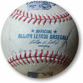 Andre Ethier Game Used Baseball Base Hit vs. Beimel Dodgers 9/19/10 LH969472 - MLB Game Used Baseballs