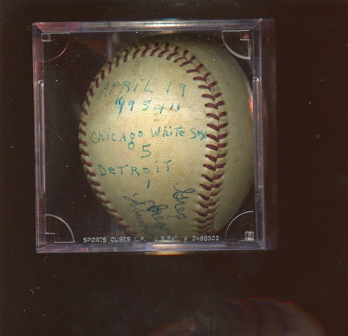 April 19 1954 MLB Game Used Baseball From Harry Fritz Dorish LOA - MLB Game Used Baseballs