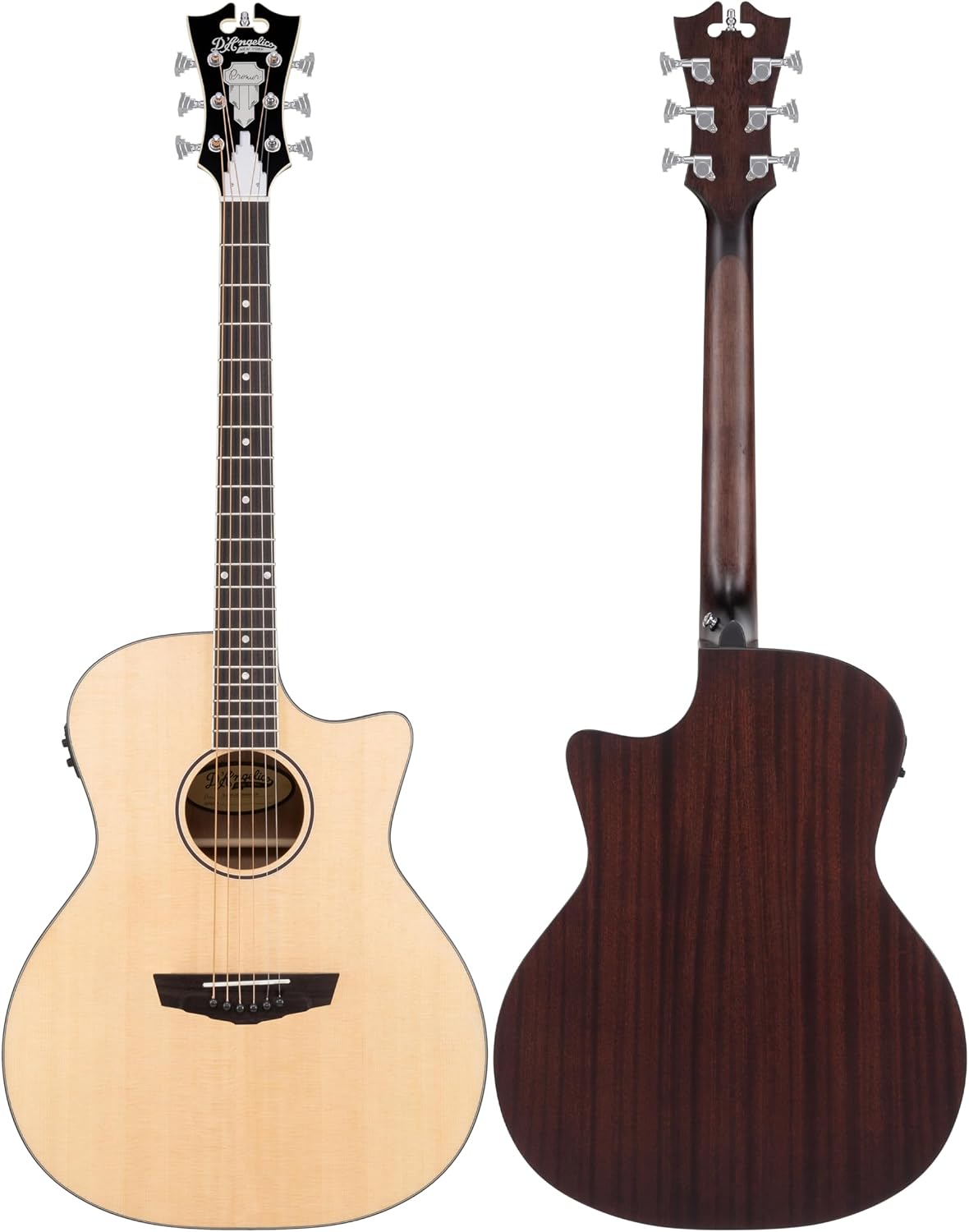 D'Angelico Premier Gramercy LS Acoustic-electric Guitar - Natural