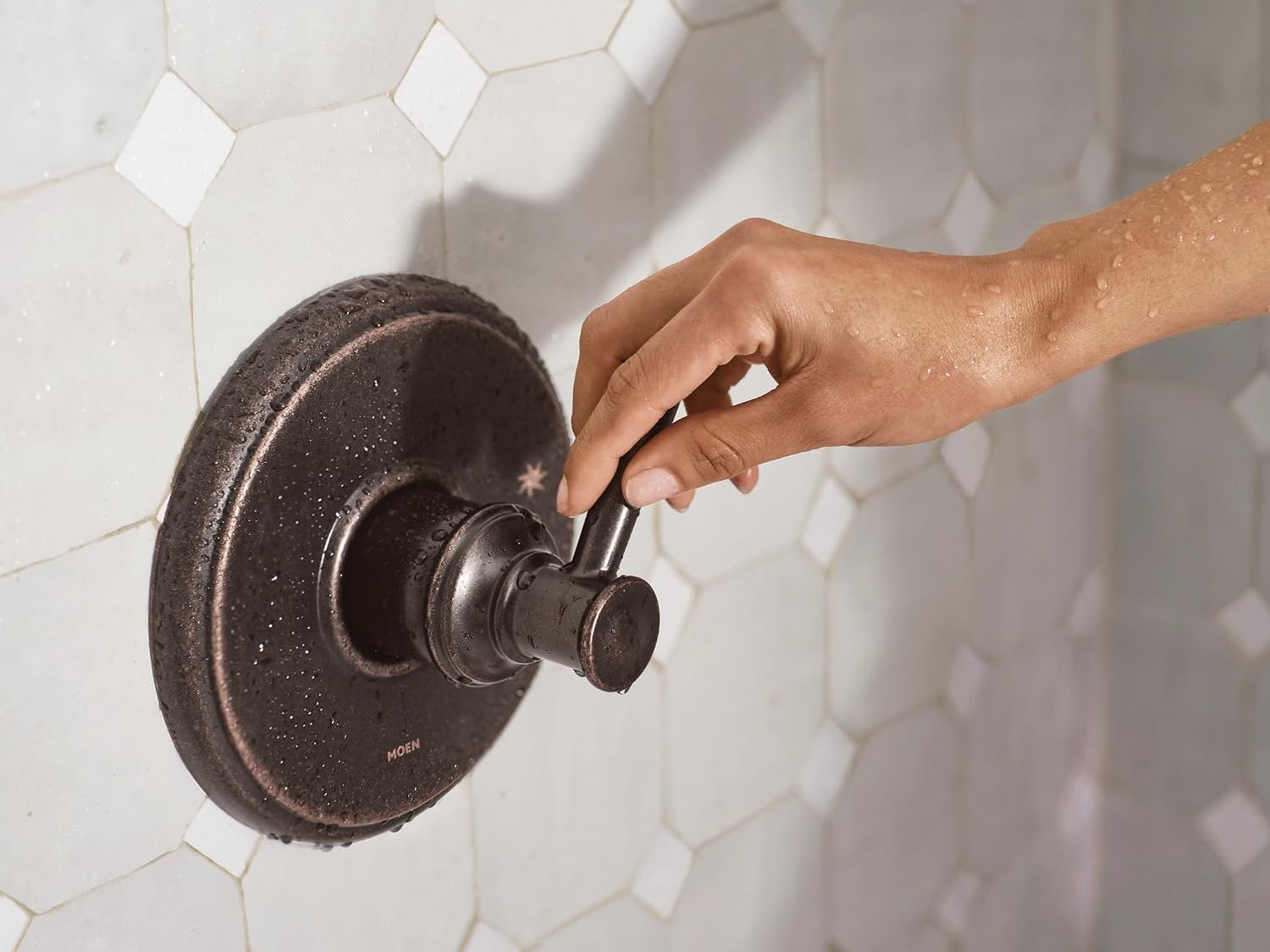 Moen UT2313EPORB Belfield M-CORE 2-Series 1-Handle Tub and Shower Trim Kit, Valve Required, Oil Rubbed Bronze