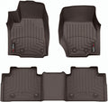 WeatherTech Custom Fit FloorLiners for Jeep Grand Cherokee, Grand Cherokee, 1st & 2nd Row (4717821-4716965), Cocoa