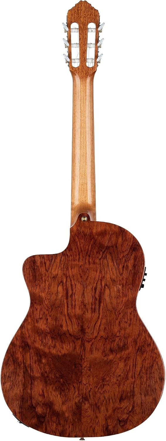 Traditional Series - Made in Spain Solid Top Thinline Acoustic-Electric Classical Guitar w/Bag
