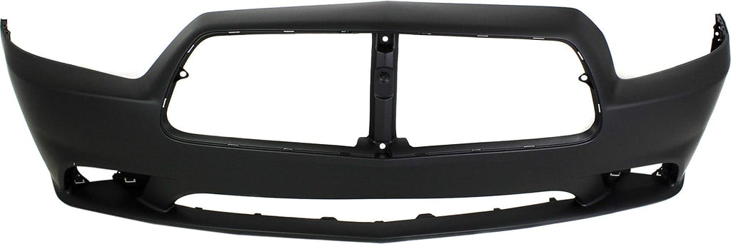 Garage-Pro Front Bumper Cover For Dodge Charger 2011-2014, Front Bumper Replacement, Primed, For Models Without Adaptive Cruise Control