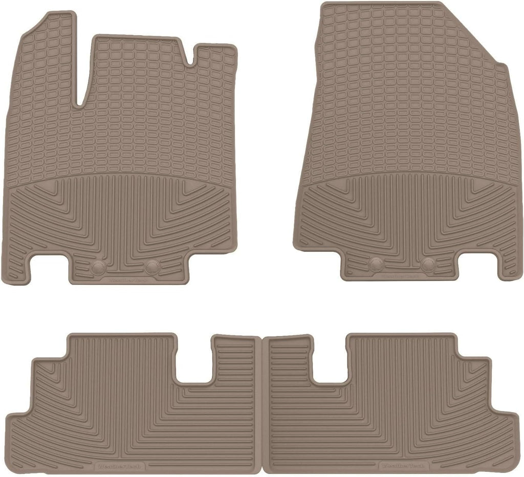 WeatherTech All-Weather Floor Mats for Nissan Pathfinder, QX60, qx65-1st & 2nd Row (W601TN-W602TN), Tan