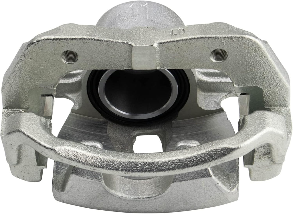 TRQ Performance Front Ceramic Brake Pad and Rotor Set Drilled Slotted Coated Compatible with 2005-2015 Toyota Tacoma with 5 Lug Wheels