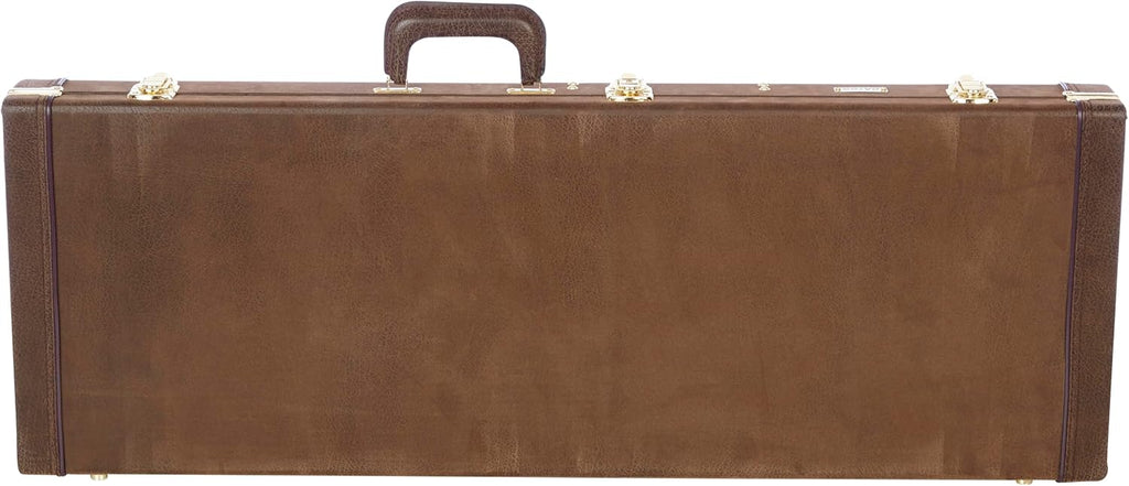 Gator Cases Deluxe Wood Case for Electric Guitars, Vintage Brown Exterior (GW-ELEC-VIN)