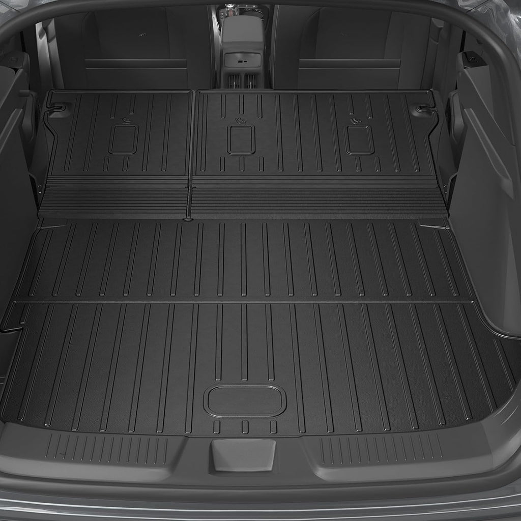 Floor Mats for 2024-2026 Chevy Trax/Buick Envista, All Weather TPE Cargo Mat with 3rd Seat Back Cover and Left Storage Mat for Chevy Trax Accessories Door Sill Guards