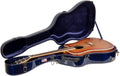 Crossrock Air Carbon series Dreadnought Acoustic Guitar case, 100% carbon fiber Flight Case with protective cover, American Flag version- Blue (CRF6030DBL-USF)