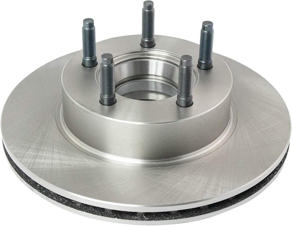 TRQ Front Semi Metallic Brake Pad and Rotor Set Compatible with 89 Ford Ranger 4WD 90-94 Ford Ranger 91-92 Explorer 90 Bronco II 92 Mazda Na