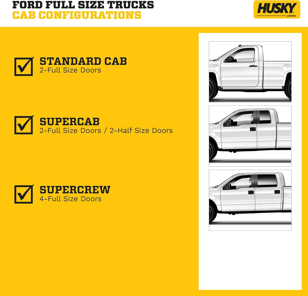 Husky Liners Weatherbeater Frunk Liner | Fits 2022-2026 Ford F-150 Lightning | Frunk, 1-pc. Black - 43341