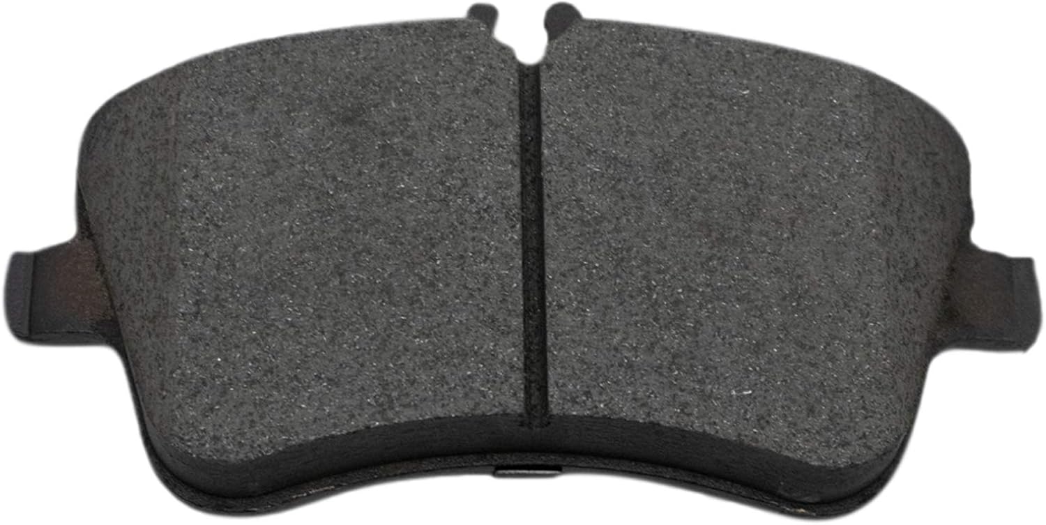 TRQ Performance Front Brake Pad & Rotor Set Ceramic Drilled Coated Rotors Compatible with 01-05 Mercedes-Benz C320 03-05 C240 CLK320 06-07 C280 C350 06-09 CLK350 06-08 SLK280 09-11 SLK300
