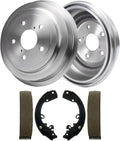 Detroit Axle - Rear Brake Kit for 2005-2010 Dodge Dakota 2006-2009 Mitsubishi Raider 2011 Ram Dakota, Brakes Drums Brake Shoes Replacement
