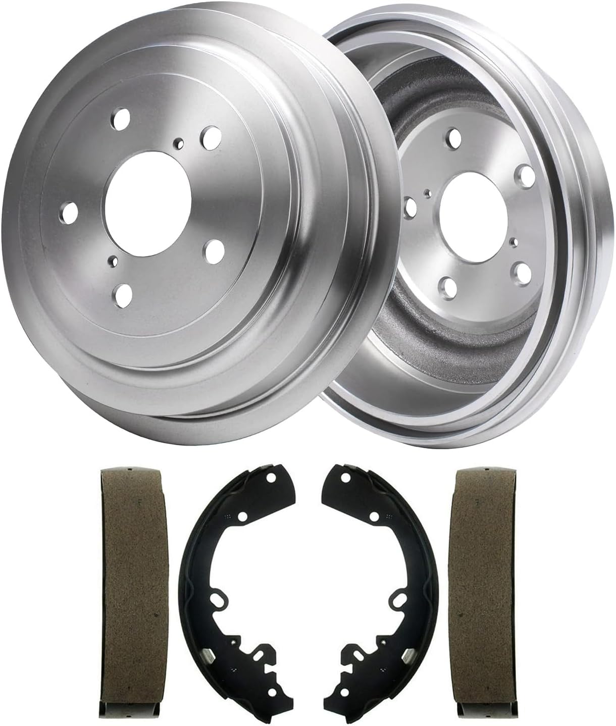 Detroit Axle - Rear Brake Kit for 2005-2010 Dodge Dakota 2006-2009 Mitsubishi Raider 2011 Ram Dakota, Brakes Drums Brake Shoes Replacement