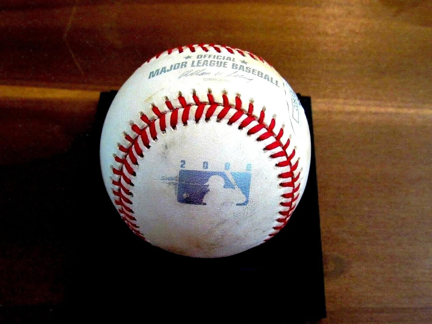 Joe Morgan s Phillies Hof Signed Auto 'rare' 2000 Centennial Gu Baseball Jsa - MLB Game Used Baseballs