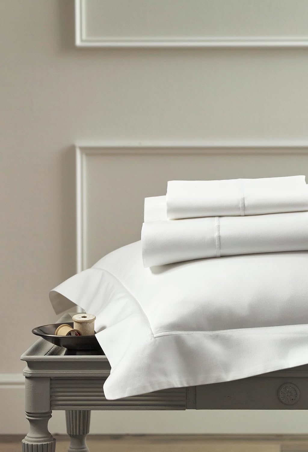 Peacock Alley Soprano Sateen Pillow Cases - White, Standard