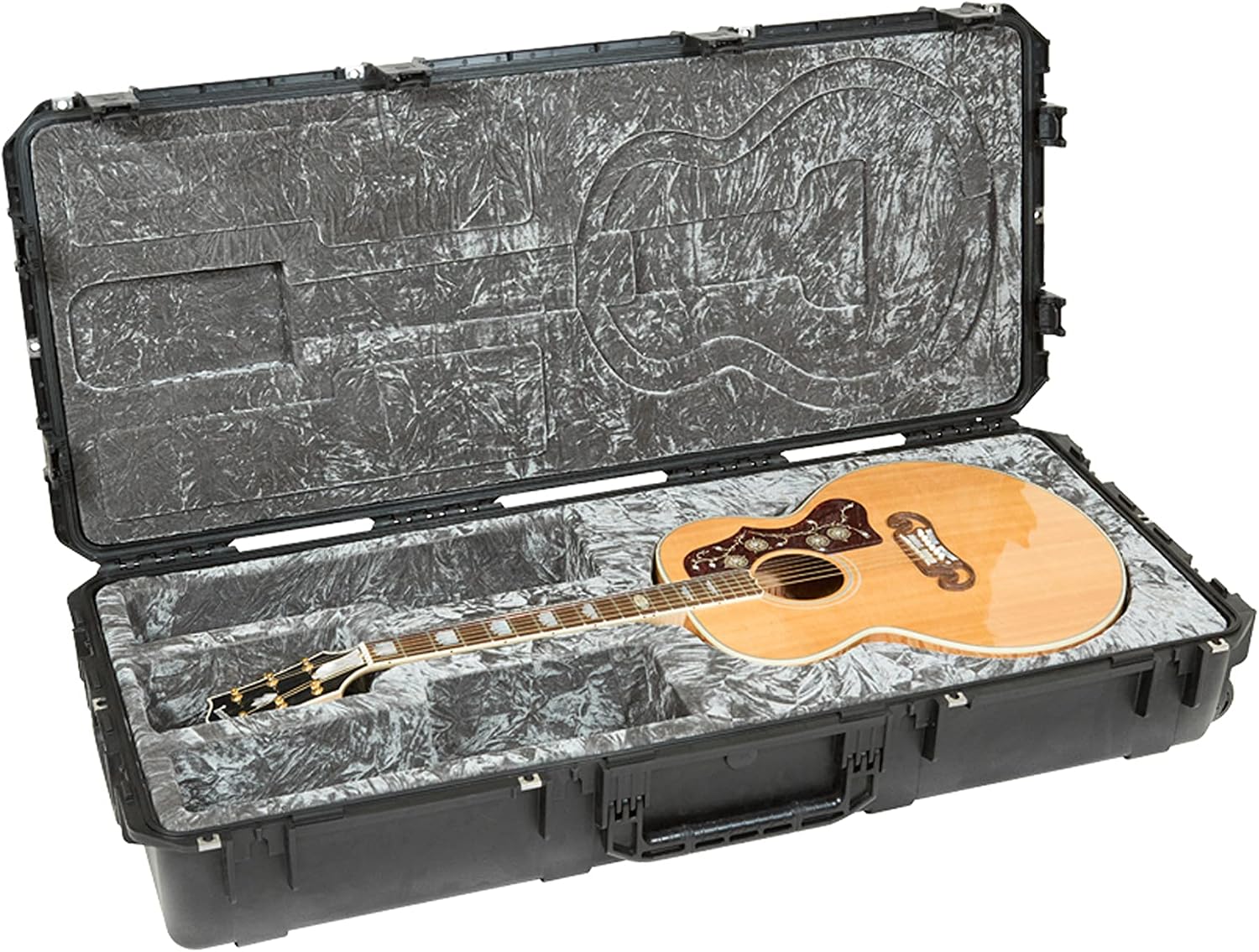 SKB 3i-4719-20 Injection Molded Jumbo Guitar Case with Wheels
