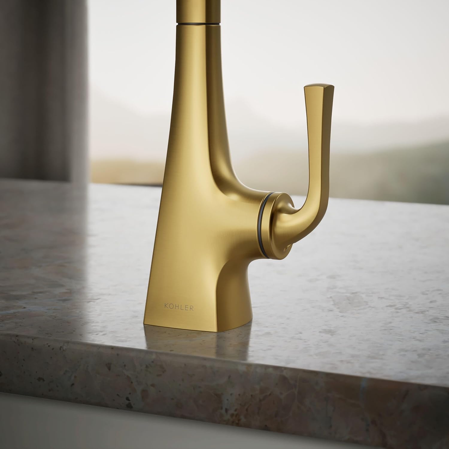 Kohler K-24134-2MB Graze Beverage Faucet, Vibrant Brushed Moderne Brass