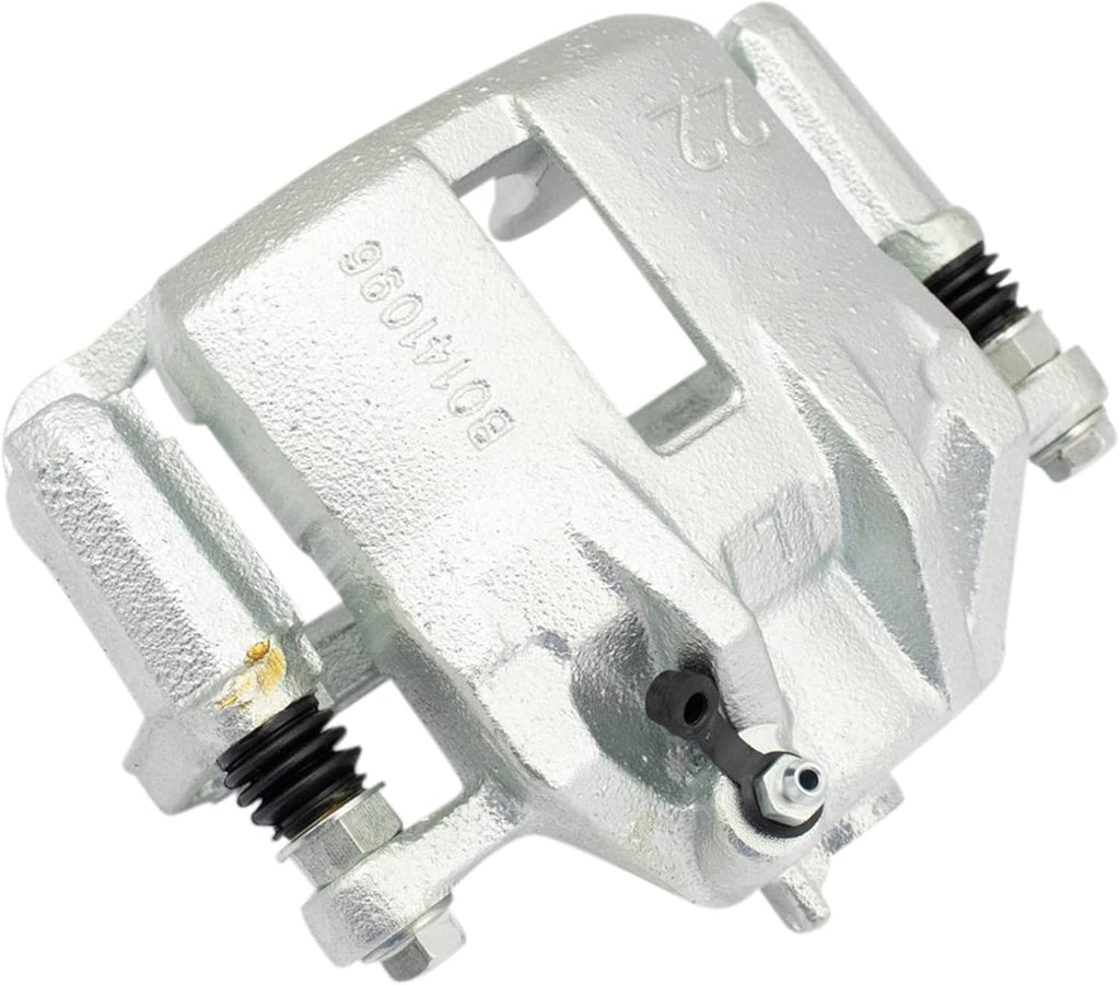 TRQ Performance Front Brake Pad and Rotor Set Ceramic Vented Coated Rotors Calipers Compatible with 2002 Hyundai Elantra