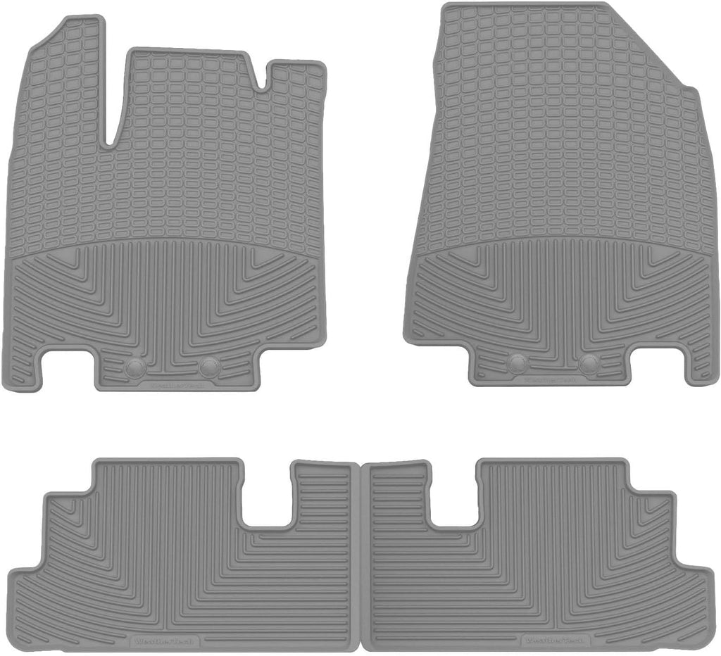 WeatherTech All-Weather Floor Mats for Nissan Pathfinder, QX60, qx65-1st & 2nd Row (W601GR-W602GR), Grey