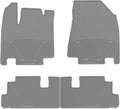 WeatherTech All-Weather Floor Mats for Nissan Pathfinder, QX60, qx65-1st & 2nd Row (W601GR-W602GR), Grey