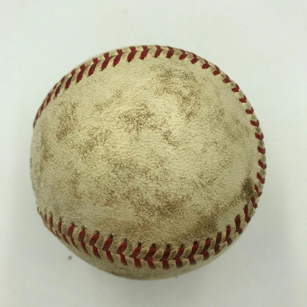 1950's Charlie Grimm Single Signed Game Used NL Baseball Chicago Cubs JSA COA - MLB Game Used Baseballs
