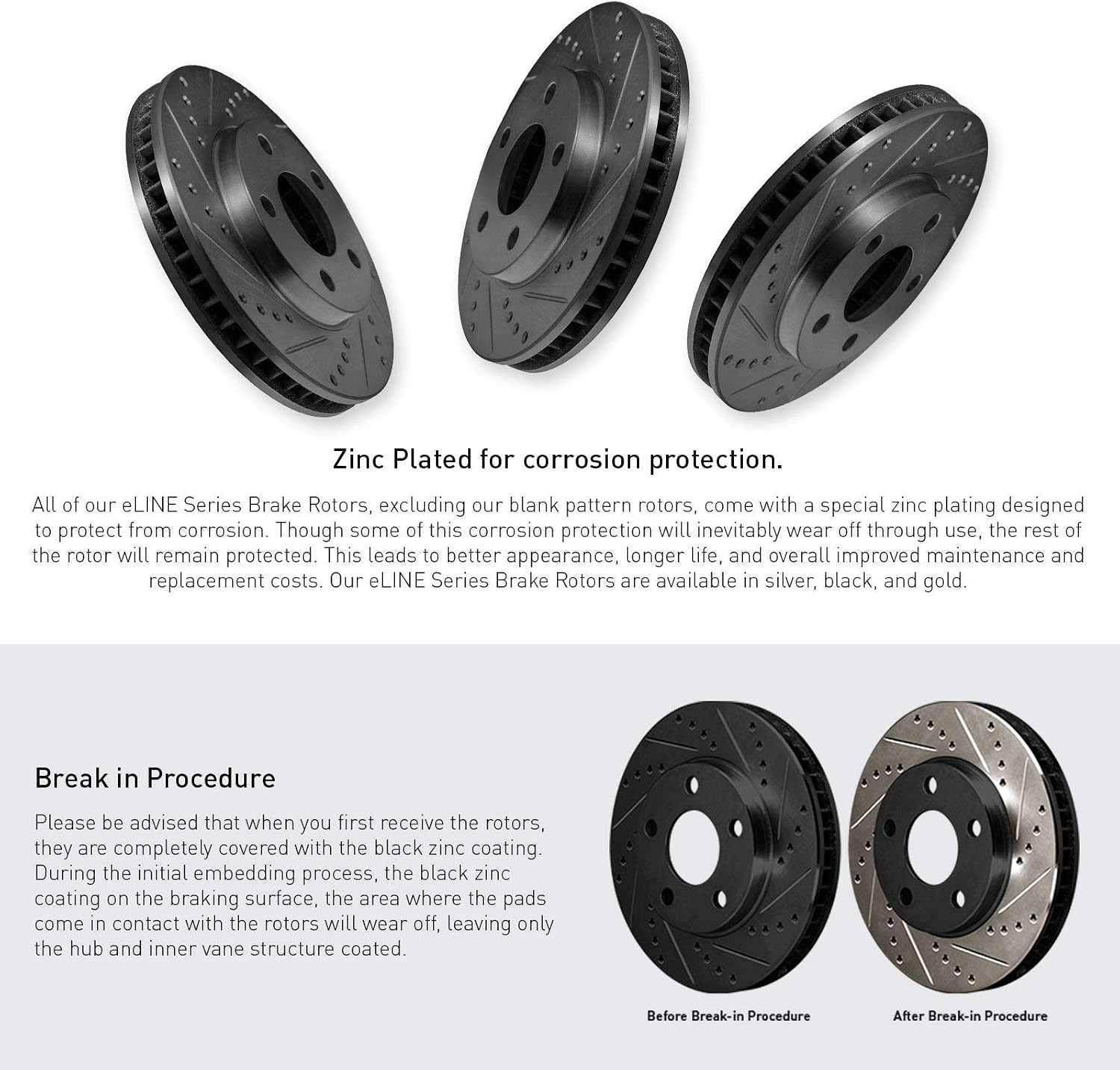 R1 Concepts Front and Rear Brake Kit Fits 2005-2021 Chrysler 300; 2009-2020 Dodge Challenger; 2006-2020 Dodge Charger| Semi Met Brake Pads and Drilled Slotted Brake Rotors| 12.6' Front & 12.6' Rear