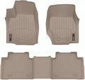 WeatherTech Custom Fit FloorLiners for Jeep Grand Cherokee, Grand Cherokee, 1st & 2nd Row (4517821-4516965), Tan