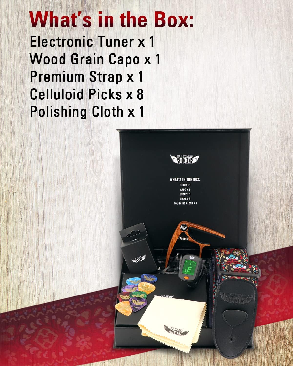 SIGMA 36.5' Acoustic Electric Guitar + Guitar Accessories Gift Box