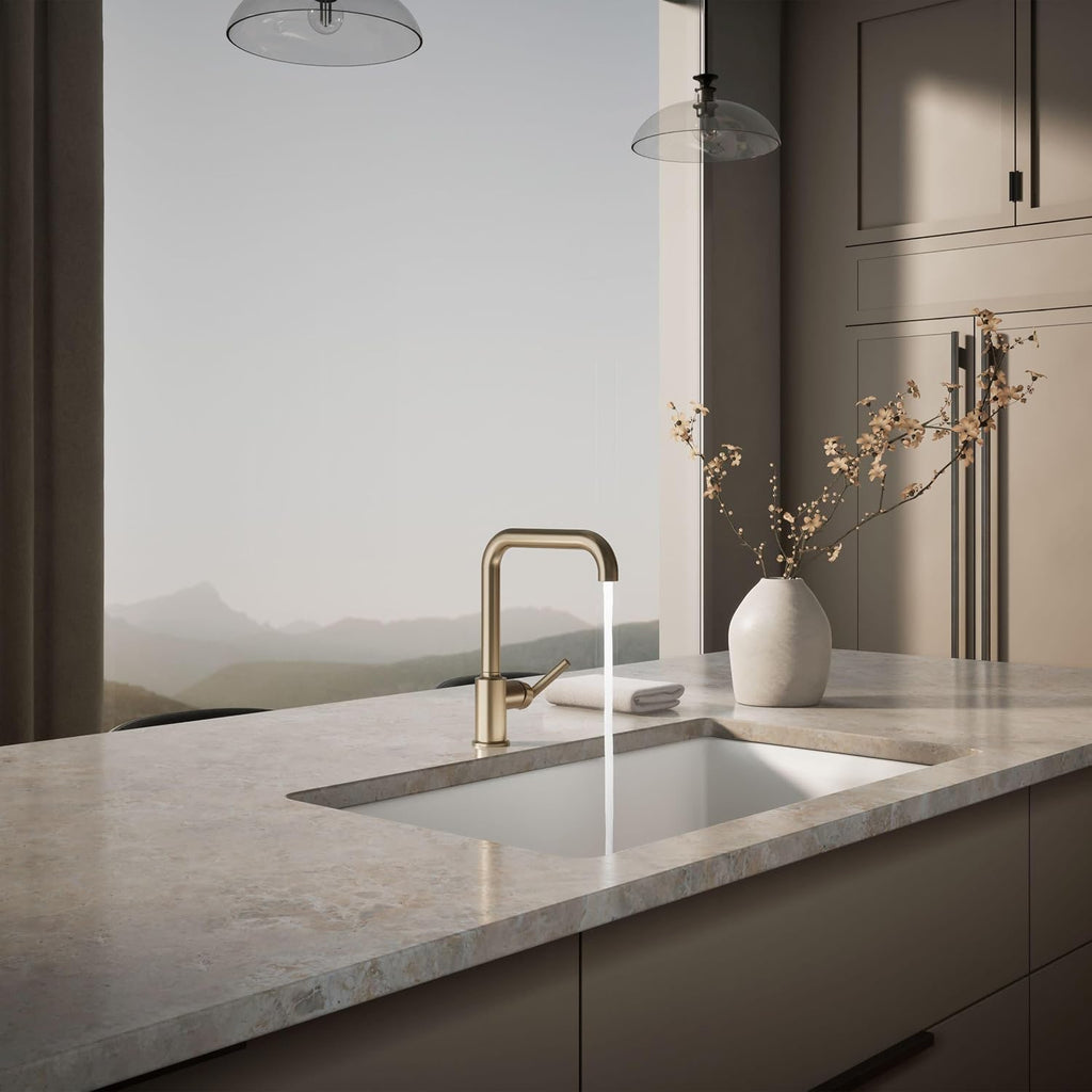 KOHLER Purist Single-Handle Kitchen Sink Faucet