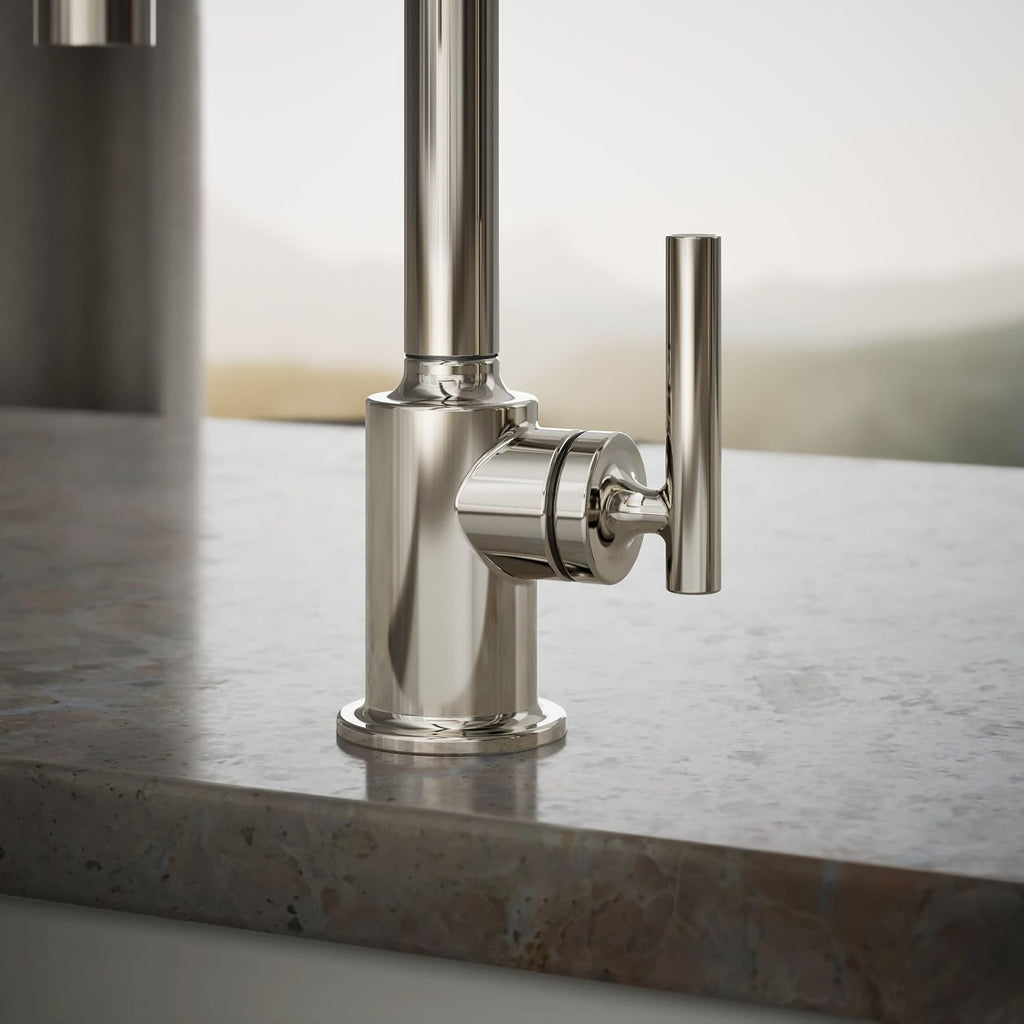 Kohler K-24077-SN Purist Beverage Faucet, Polished Nickel