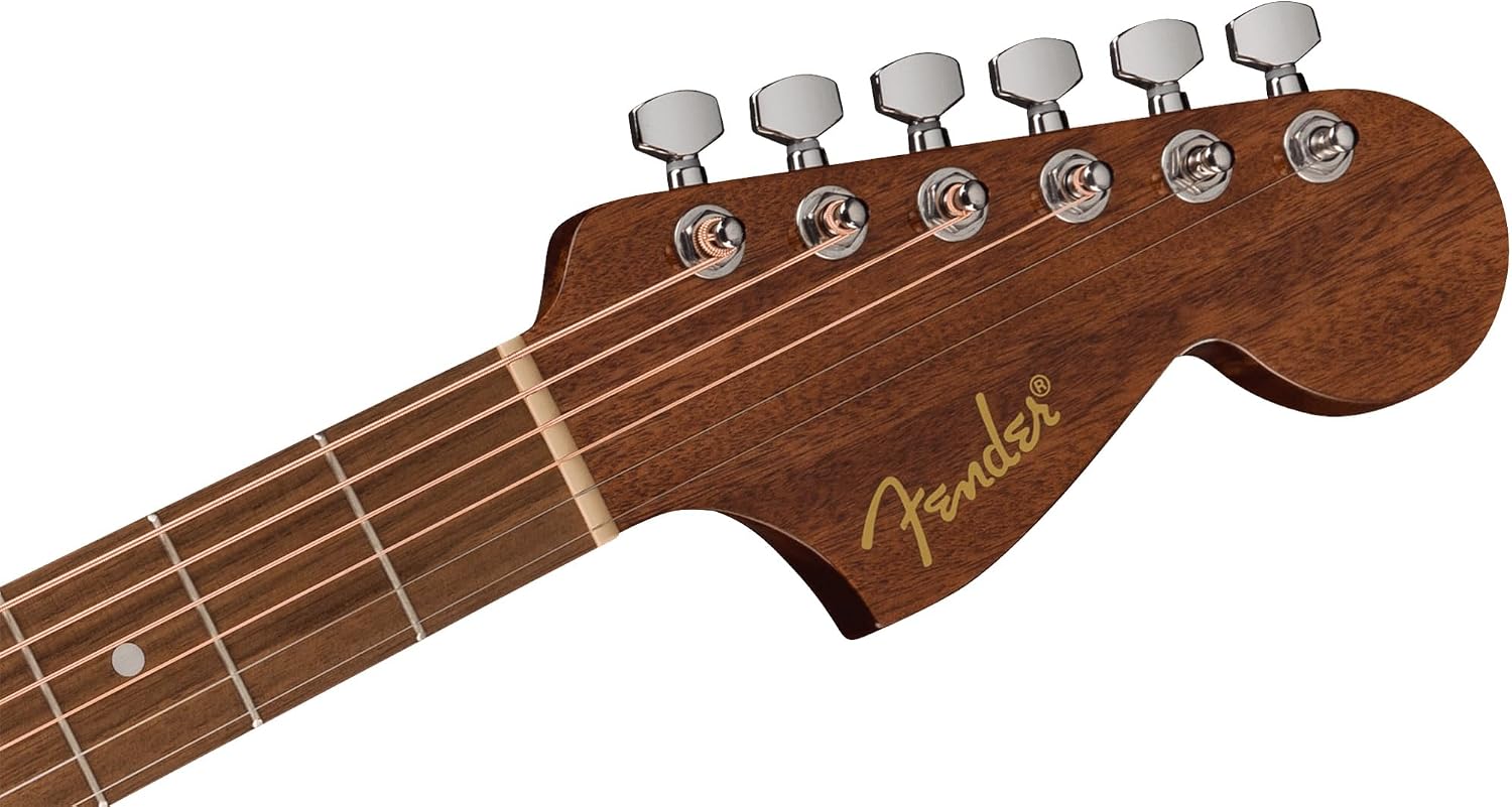 Fender California Standard Monterey E Acoustic-Electric Guitar - Surf Green Bundle with Case, Tuner, Strap, Strings, String Winder, Picks, and Austin Bazaar Instructional DVD