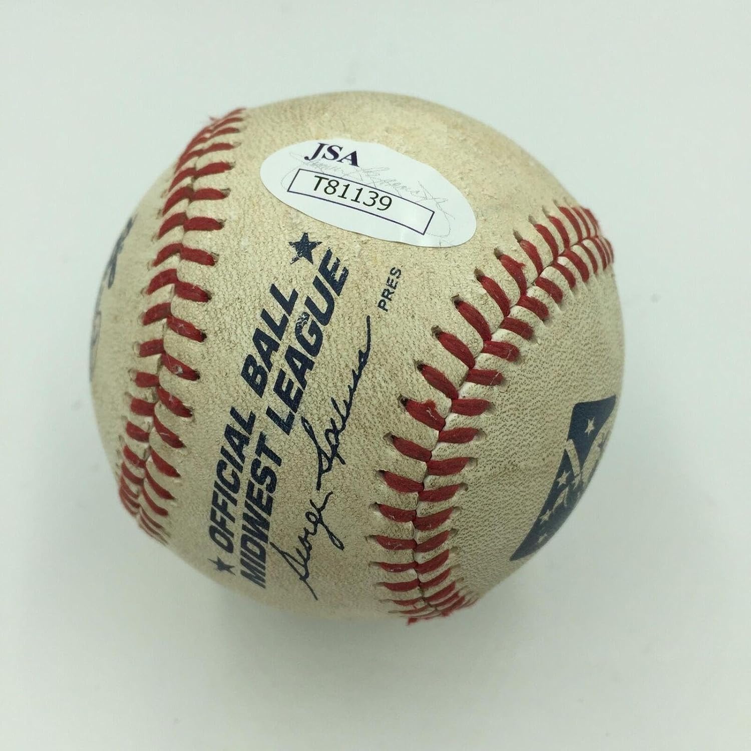 2013 Carlos Correa Pre Rookie Signed Game Used Minor League Baseball JSA COA - MLB Game Used Baseballs