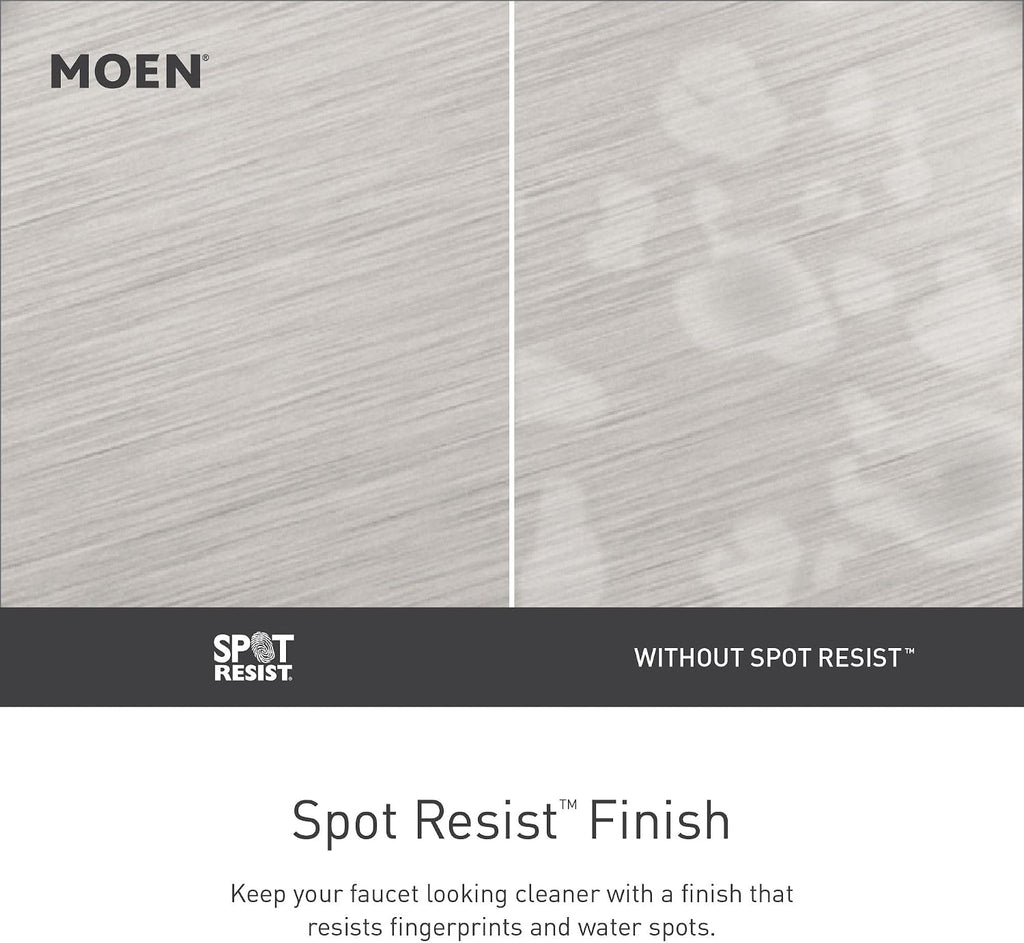 Moen Spot Resist Stainless Kurv One-Handle High Arc Single Mount Cold Water Beverage Faucet with Optional Filtration System, S5560SRS