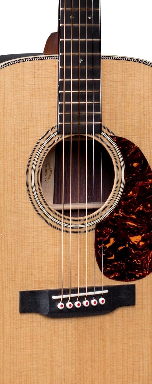 Martin Guitar 000-28 Modern Deluxe Acoustic Guitar with Hardshell Gig Case, Sitka Spruce and East Indian Rosewood Construction, 000-14 Fret and Vintage Deluxe Neck Shape with High-Performance Taper