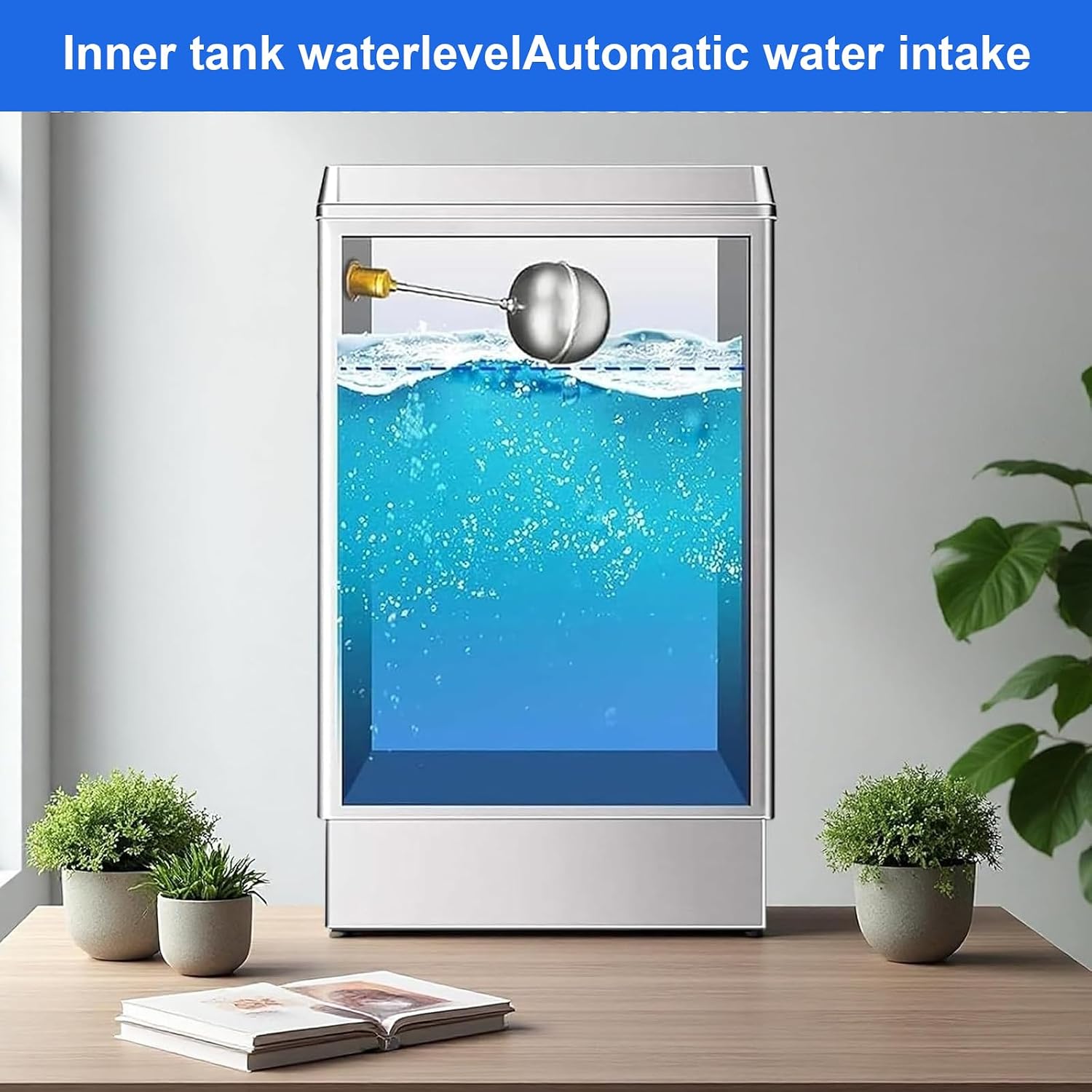 Commercial Water Boiler, Water Boiler Electric Catering Urn, 40L Instant Hot Water Dispenser with Faucet, Stainless Steel Urn for Cafe, Office, Tea/Coffee Making