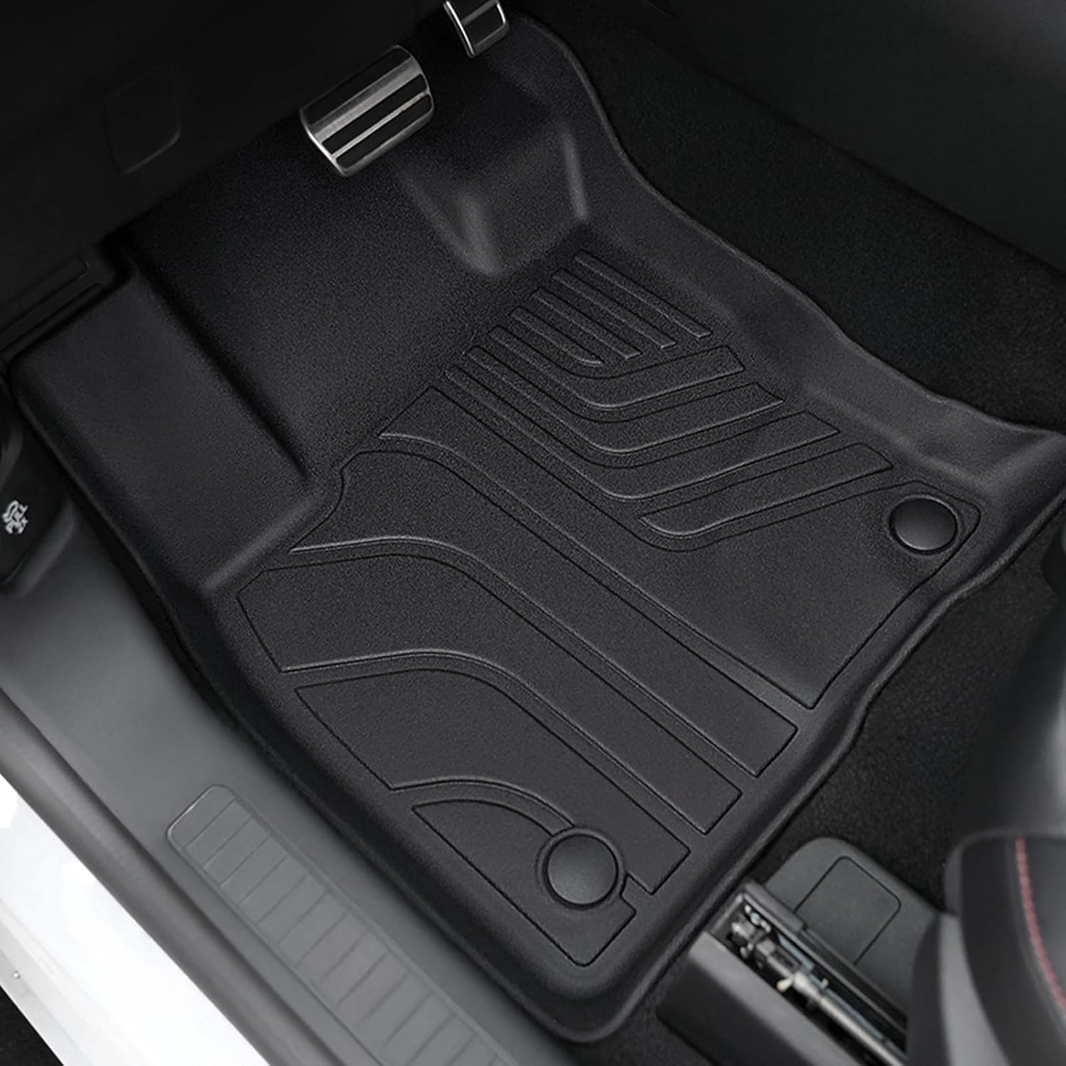 Floor Mats for Ford Escape 2020-2026, All Weather Floor Mats Trunk Cargo Liner with Backrest Protectors and Door Sill Guards Accessories, Full Coverage Set (Not fit Hybrid Model)