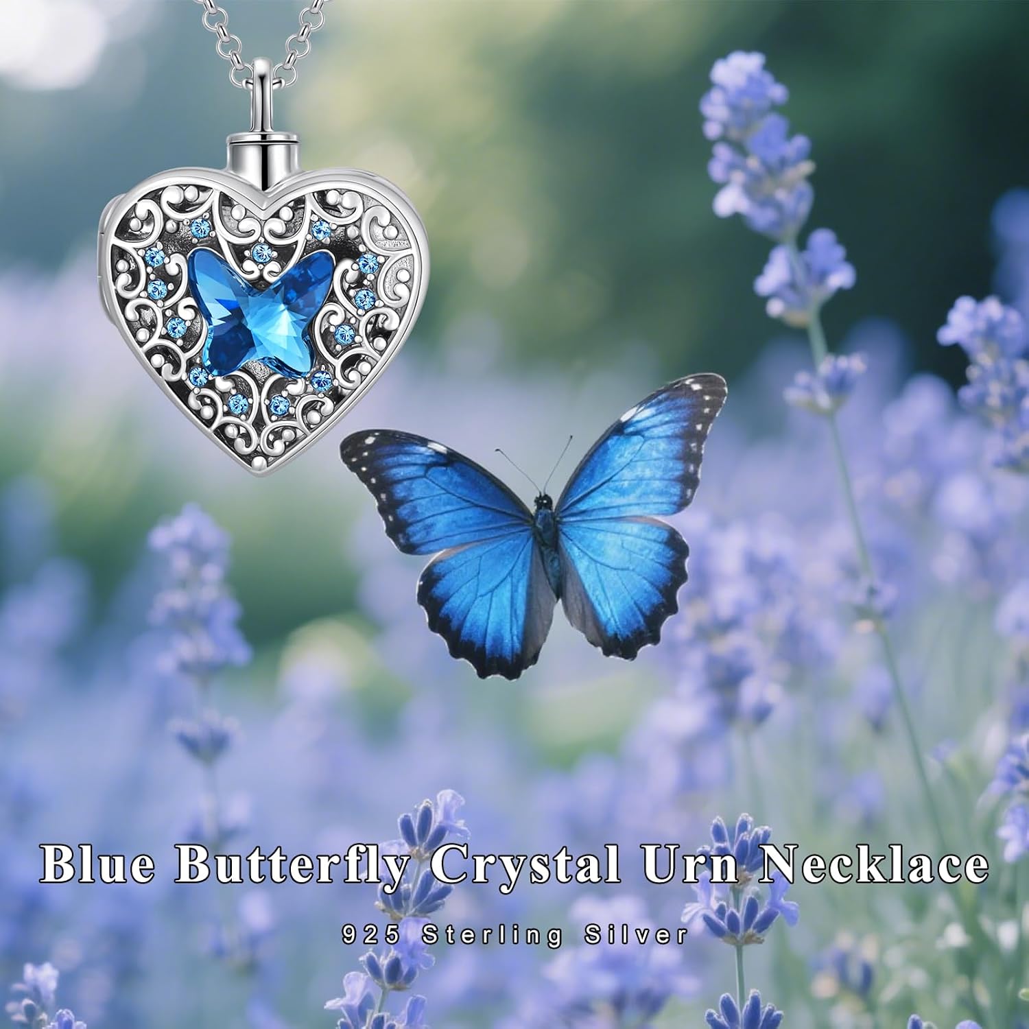 Dorunmo Personalized Heart Urn Locket Necklace for Ashes and Pictures 925 Sterling Silver Customized Locket Memorial Keepsake Cremation Jewelry for Ashes for Women Men Keep Someone Near to You