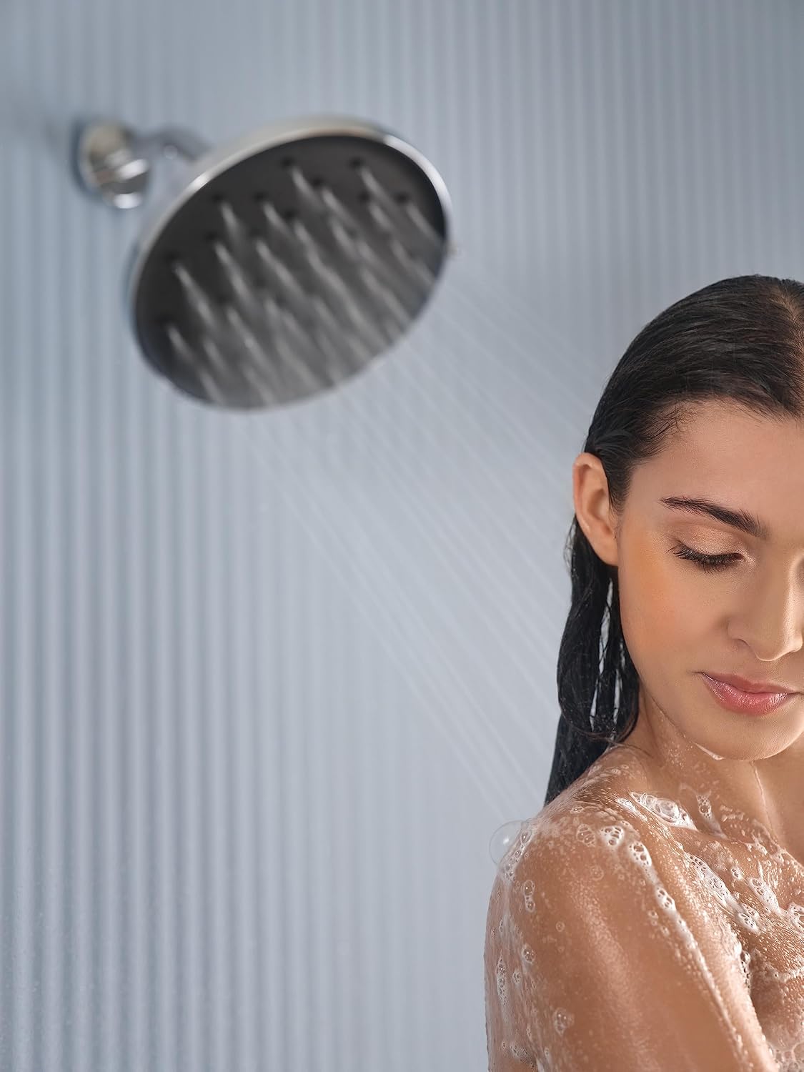 Moen Verso Chrome Adjustable 9' Diameter Eco-Performance 1.75gpm Spray Head Rainshower, 220R3EP