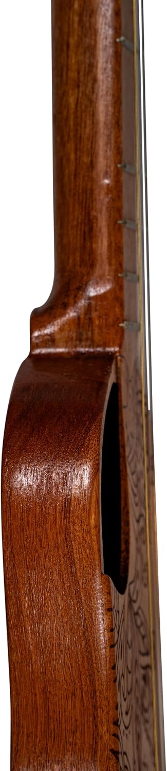 Boondocker D2 Sapele Dulcimer Electric/Acoustic 4-String w/Henna Top