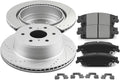 SCITOO Rear 13.57' Brake Pads and Rotors Kits Fit For Cadillac Escalade/Escalade ESV,For Chevy Silverado 1500 / Suburban/Tahoe,For GMC Sierra/Sierra 1500 / Yukon/Yukon XL