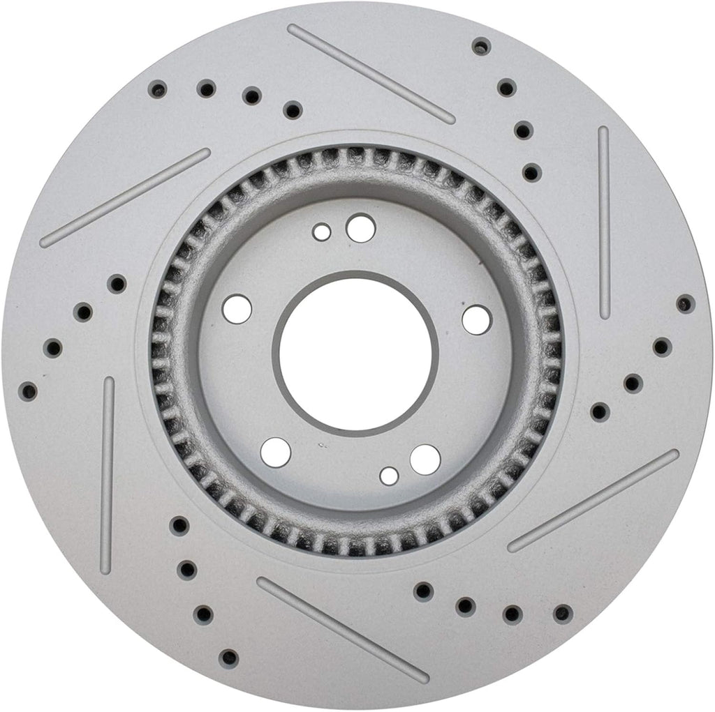 TRQ Performance Front Ceramic Brake Pad and Rotor Set Compatible with 13-16 Hyundai Veloster Turbo 14-16 Kia Forte Koup SX 15-16 Forte5 SX with 300 mm Diameter Front Rotors